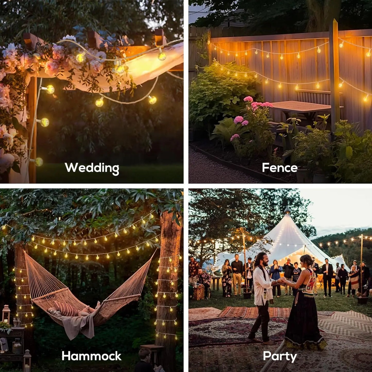 100 Ft Solar Outdoor Globe String Lights, LED Solar Crystal Globe Lights, 8 Modes Globe String Lights, Waterproof Solar String Lights for Home Balcony Party Wedding Christmas Decoration