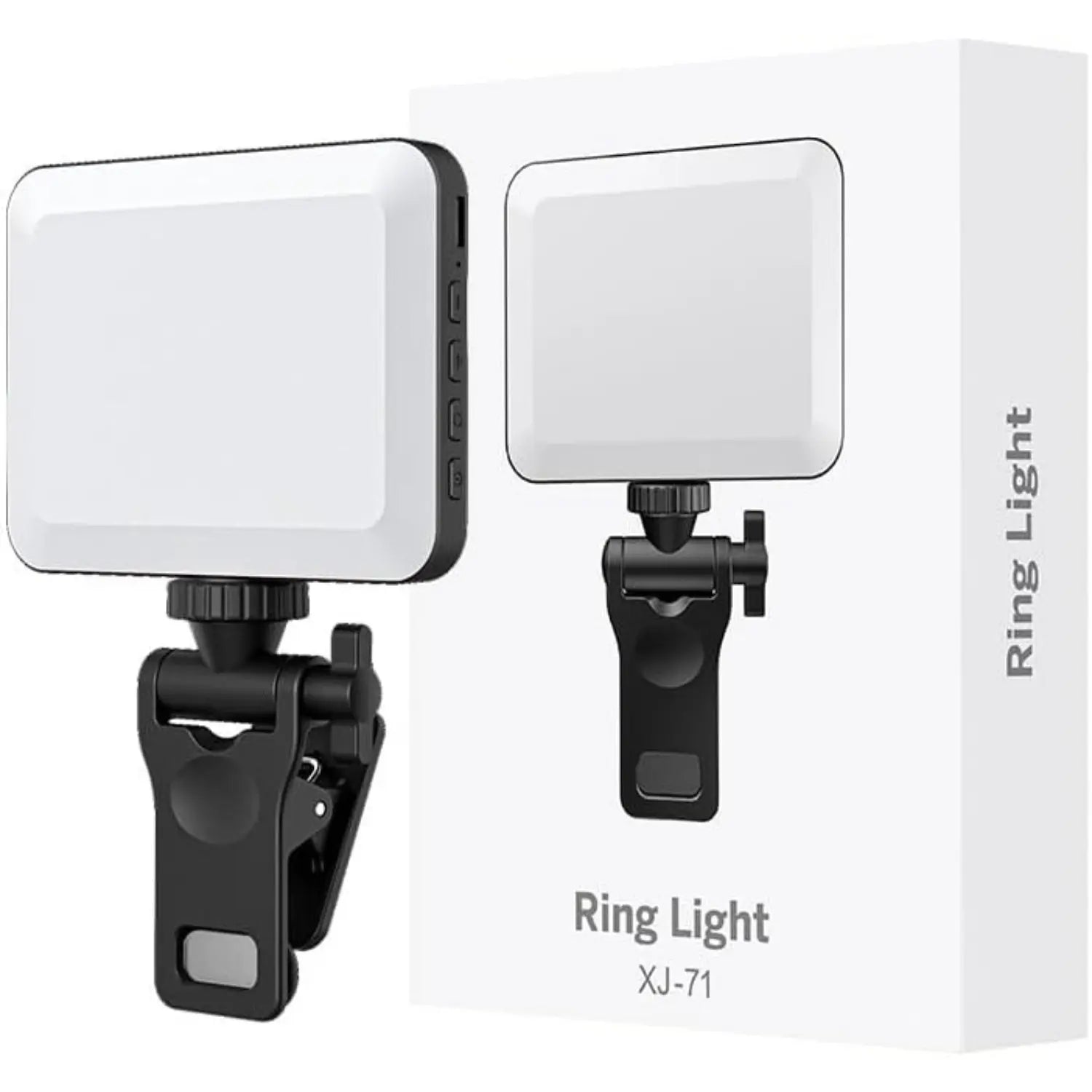 Portable Front-Back Clip-On Selfie Fill Light - 2000Mah Rechargeable Battery, 7-Mode LED, Quick-Release Clip, USB Charger, Mobile Accessories for Iphone/Laptop/Tablet, Camera, Compact for Travel Lighting, Ideal for Filming, New Year Gift, Filming Setup
