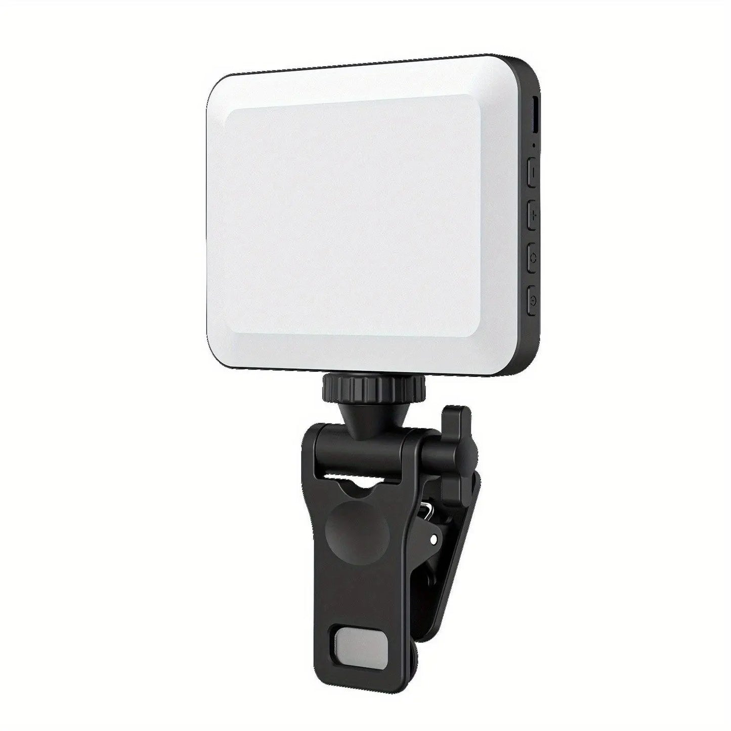 Portable Front-Back Clip-On Selfie Fill Light - 2000Mah Rechargeable Battery, 7-Mode LED, Quick-Release Clip, USB Charger, Mobile Accessories for Iphone/Laptop/Tablet, Camera, Compact for Travel Lighting, Ideal for Filming, New Year Gift, Filming Setup
