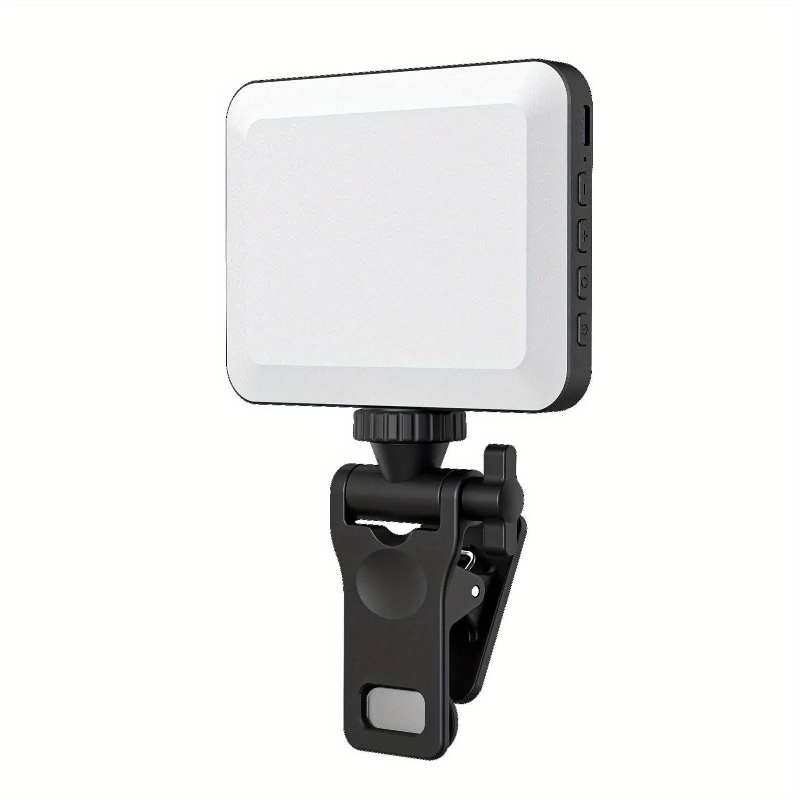 Portable Front-Back Clip-On Selfie Fill Light - 2000Mah Rechargeable Battery, 7-Mode LED, Quick-Release Clip, USB Charger, Mobile Accessories for Iphone/Laptop/Tablet, Camera, Compact for Travel Lighting, Ideal for Filming, New Year Gift, Filming Setup