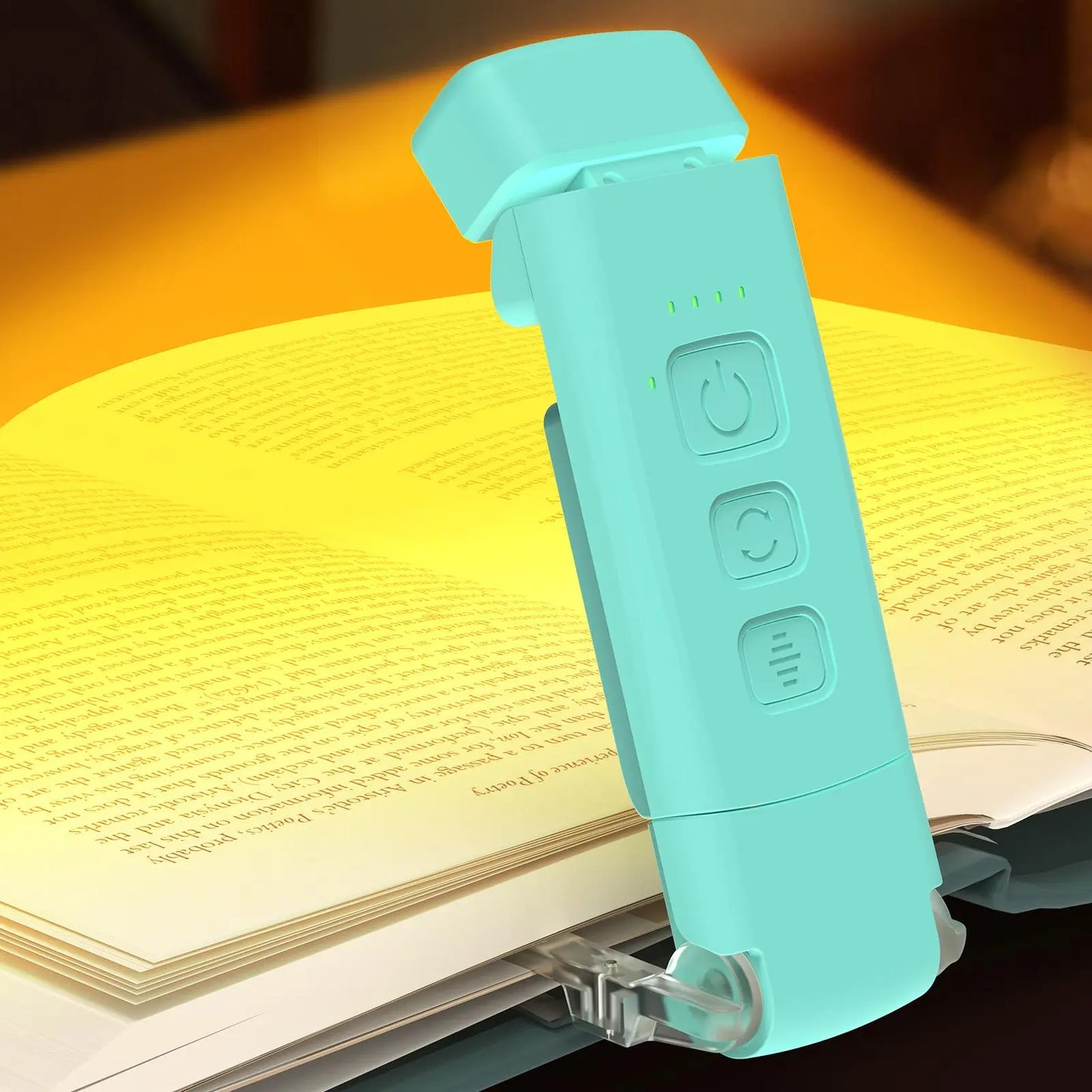 Summer USB Rechargeable Book Light, Clip-On LED Reading Light, Reading Lamp, LED Lights, Adjustable Leds, Flexible Adjustable Angle Night Light, Adjustable Indoor Lighting, Multifunctional Ambient Lights, USB Powered Lamp